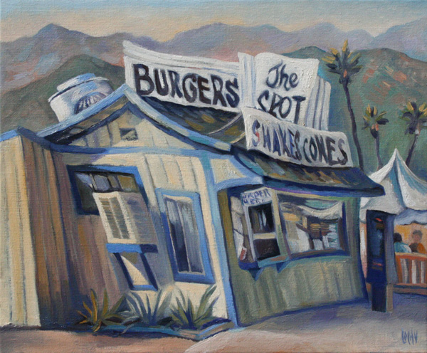 BURGERS,SHAKES AND CONES - 43,5X36