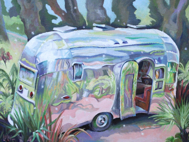 AIRSTREAM FLYING CLOUD - 46x61