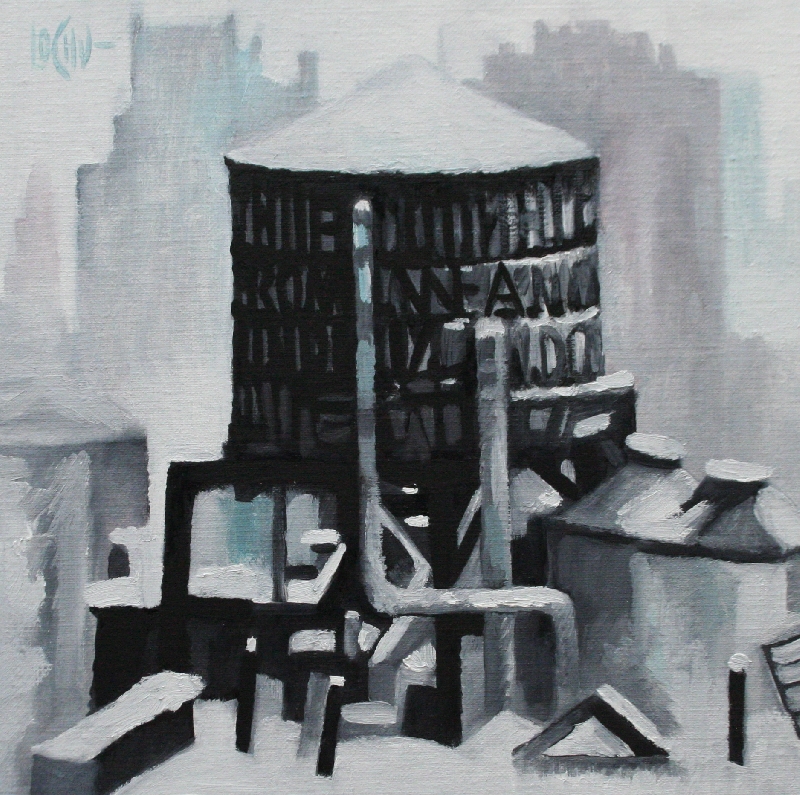 NEW YORKER WHITEOUT - 30x30