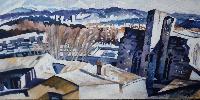 SURVOL ARLESIEN VU D'ACTES SUD - 50x100