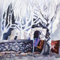DU COTE DES ALYSCAMPS - 50x50